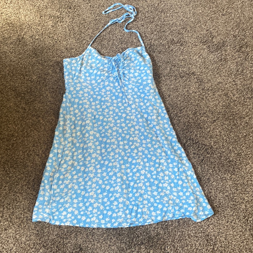 Halter floral dress